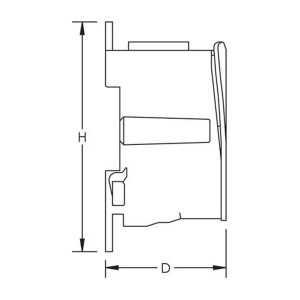 nVent Eriflex Inbouwunit met verdeelklemmen 250 A