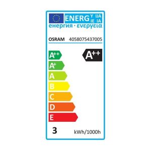 Osram LED, kaars, frost Lamp 35x97mm 2 W