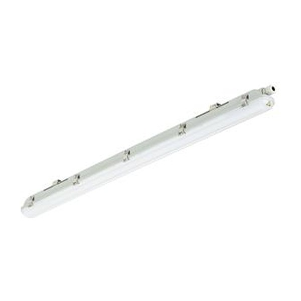 Philips Ledinaire waterdicht armatuur, Multiwatt/Multilumen, 4000K, CRI80, >80°, IP65, opbouw, beh. grijs, lxbxh 1214x71x74mm