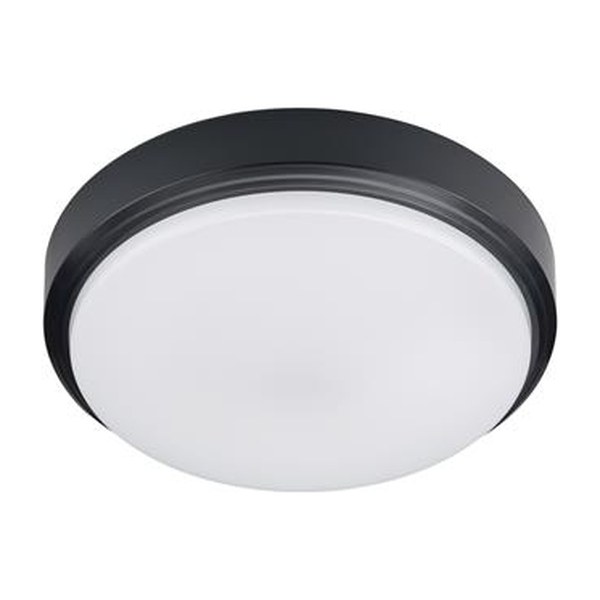 Philips wand-/plafondarmatuur, led, 32W, 3400lm, 3000K, CRI80, >80°, IP65, opbouw, beh. wit, kunststof, Øxh 390x85mm