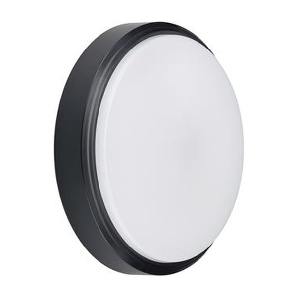 Philips CoreLine wandarmatuur, led, 12W, 1350lm, 4000K, CRI80, >80°, IP65, opbouw, wit, kunststof, Øxh 390x85mm