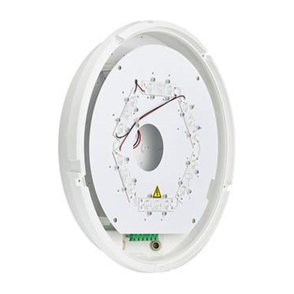Philips wand-/plafondarmatuur, led, 12/20W, Multilumen, 2700/3000/4000K, CRI80, >80°, IP65, opb., beh. wit, kunststof, Øxh 390x85mm
