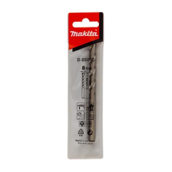 Makita, steenboor, 8x lengte 110mm