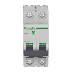 Schneider Electric Automaat C60N OEM, 2-polig, C-Karakteristiek 10A, 415V, 10kA
