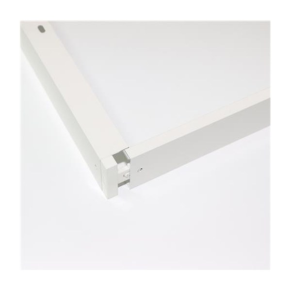 Solar Netto accessoire led paneel 595x595mm, opbouwbehuizing, klikmontage, beh. aluminium/kunststof, wit, lxbxh 600x600x43mm