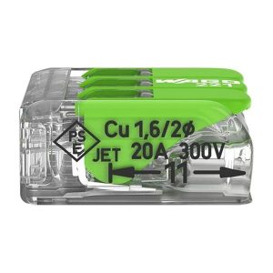 WAGO Lasklem 32 A 4mm² 450 V transparant 221-423