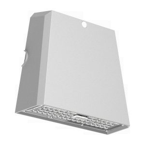 WALLPAK, 10W, 1250lm, 4000K, R9006, asymetrisch