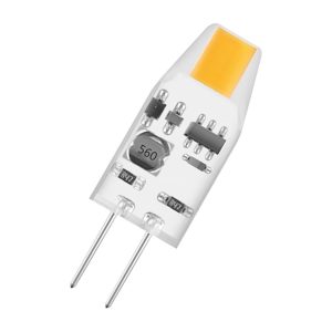 Osram Parathom Pin Micro, 1W, 100lm, 2700K, Ra80, 12V, 300° lampvoet G4