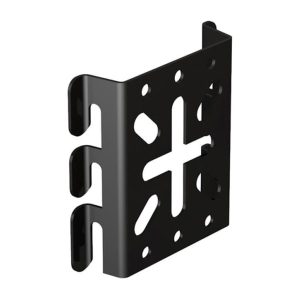 Mini universele beugel, staal, coating met hoge weerstand, zwart