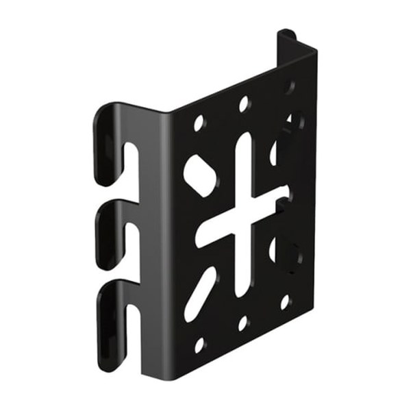 Mini universele beugel, staal, coating met hoge weerstand, zwart