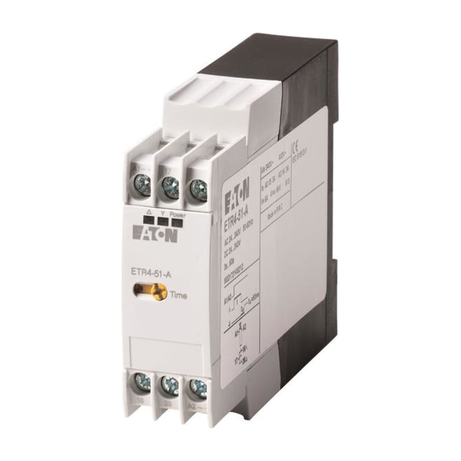 Eaton tijdrelais 24-240VAC50/60HZ 24-48VDC ster ETR4-51-A
