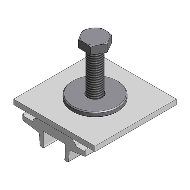Van der Valk Alu klem optimizer/micro, Side++ en trapezium profiel