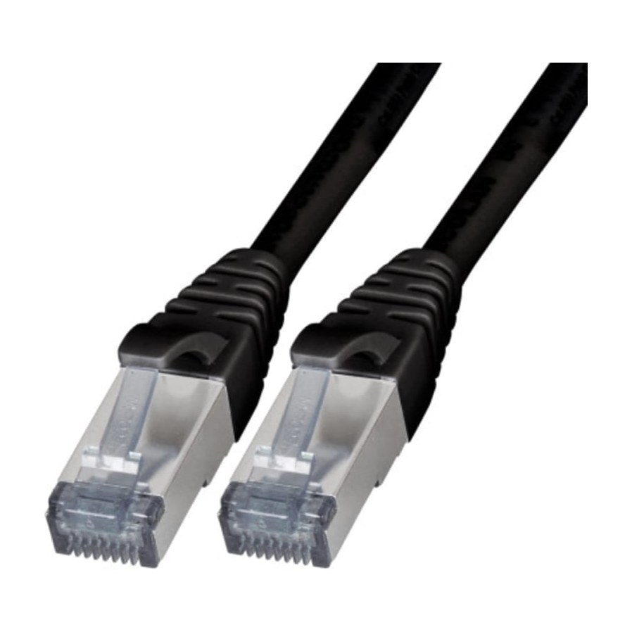 SOL patch cord CAT6A S/FTP tpe 1M zwart