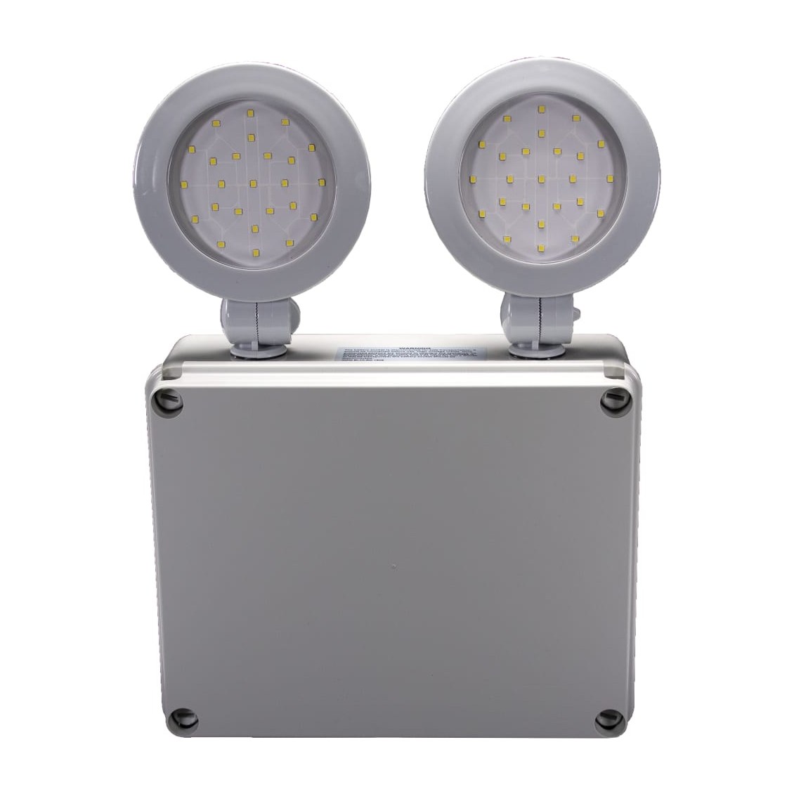 Solar Light, Way Out opbouw noodverlichting 2x10w, 1600lm, IP65, 3u, hxbxd 350x
255x90mm, RAL7035