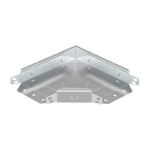 Bocht voor kabelgoot, hxb 60x100mm, staal, hoek 90°, voorverzinkt