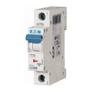 Eaton PLSM-C20-MW Installatieautomaat 1P 20 Ampere C-KAR 10kA 230V 1 MOD