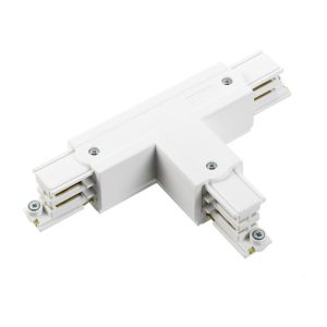 Solar Light Global Trac Pro T-stuk 3-fase aarde buitenzijde T-links wit