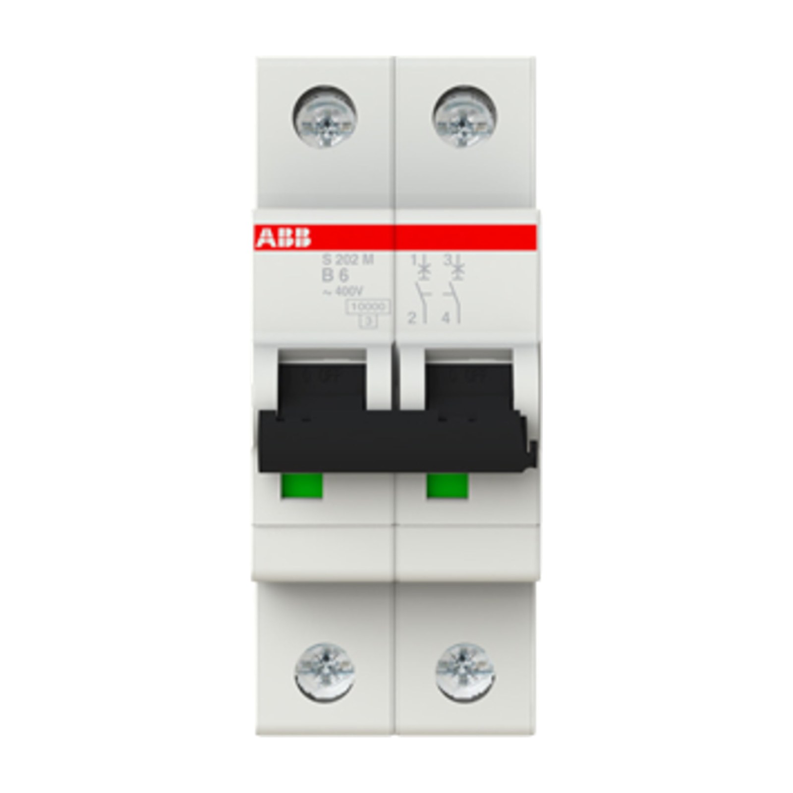 ABB S202M, installatieautomaat Installatieautomaten 35mm 6 A