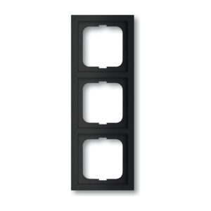 Busch-Jaeger Future linear Afdekraam schakelmateriaal IP20 zwart 3-voudig