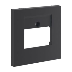 Hager Centraaldeel 55 mm data/universeel, 3-voudig, halogeenvrij, zwart