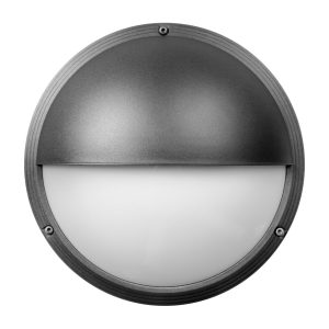 Solar Light Plafond- wandarmaturen outdoor 12 W 4000 K IP65 antraciet 71lm/W