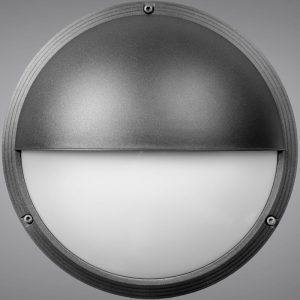 Solar Light E27, max Plafond- wandarmaturen outdoor 15 W IP65 antraciet EYELID