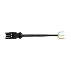 Wieland GST18I3 aansluitsnoer male 1,5MM² 50 cm ECA LS0H zwart
