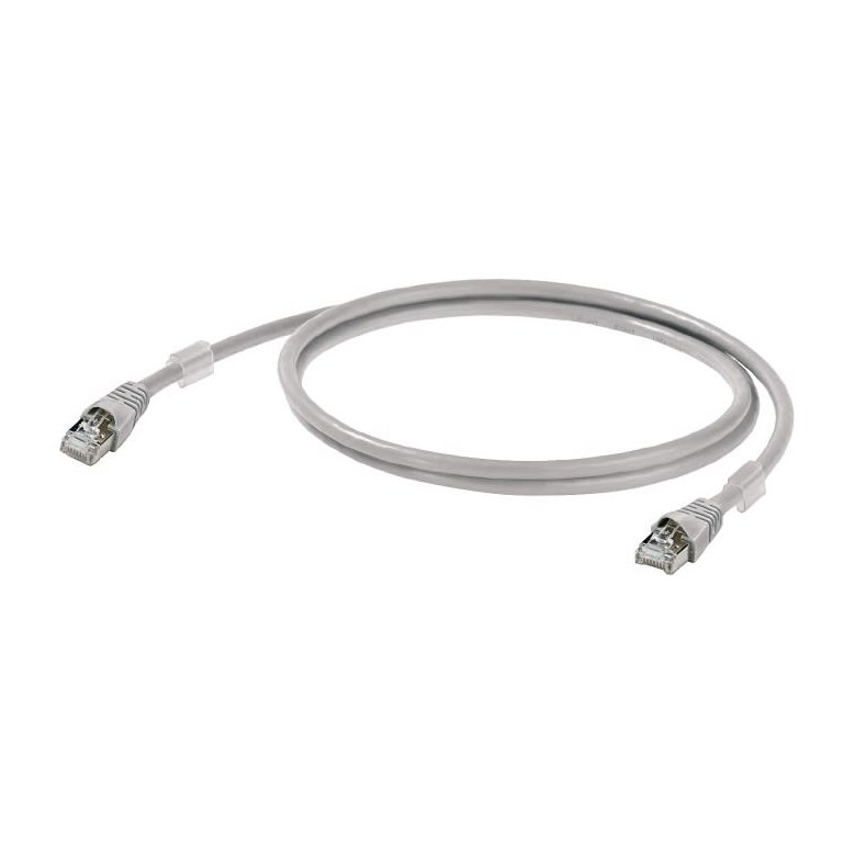 Weidmüller Patchkabel twisted pair IP20 grijs IE-C6FP8LD0002M40M40-D