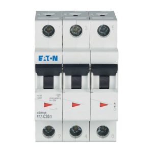 Eaton FAZ-C16/3 Installatieautomaat 3P 16 Ampere C-KAR 15kA 400V 3 MOD