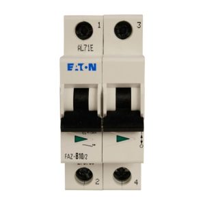 Eaton FAZ-D10/2 Installatieautomaat 2P 10 Ampere D-kar 10kA 400V 2 MOD
