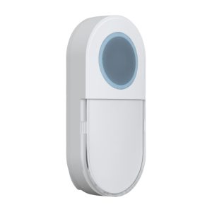 Wireless doorbell push button white