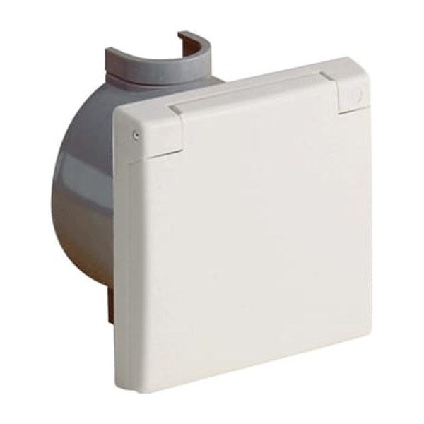 ABL PERILEX inbouwcontactdoos met wanddoos, 16 A, IP44, wit
