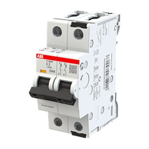 ABB Installatie automaat 25kA, 2P, Kar C 2A