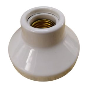 Porseleine fitting, E27, wit