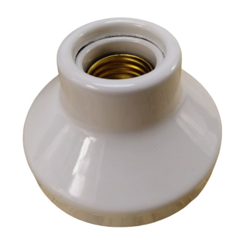 Porseleine fitting, E27, wit