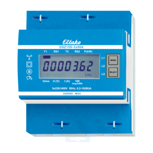 Din rail kilowattuurmeter 3 fases 3x80A met MID/ Geijkt