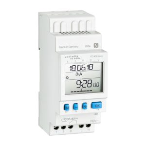Solar Digitale schakelklok voor paneelbouw 90x35x58mm 16 A 230 V IP20 KANAALS