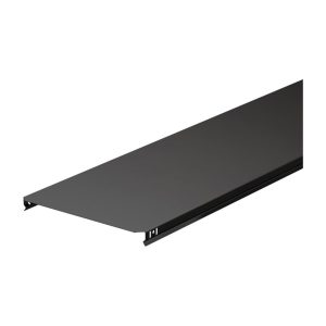 Deksel voor kabelgoot en draadgoot, bxl 60x3000mm, afwerking BK8
