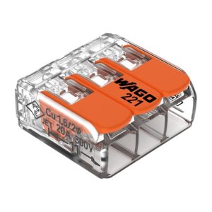 WAGO Lasklem 32 A 4mm² 450 V transparant 221-413