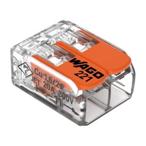 WAGO Lasklem 32 A 4mm² 450 V transparant 221-412