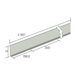 Legrand Scheidingsschot L-vorm sendzimir verzinkt L3000 GKO-5/GLO-4