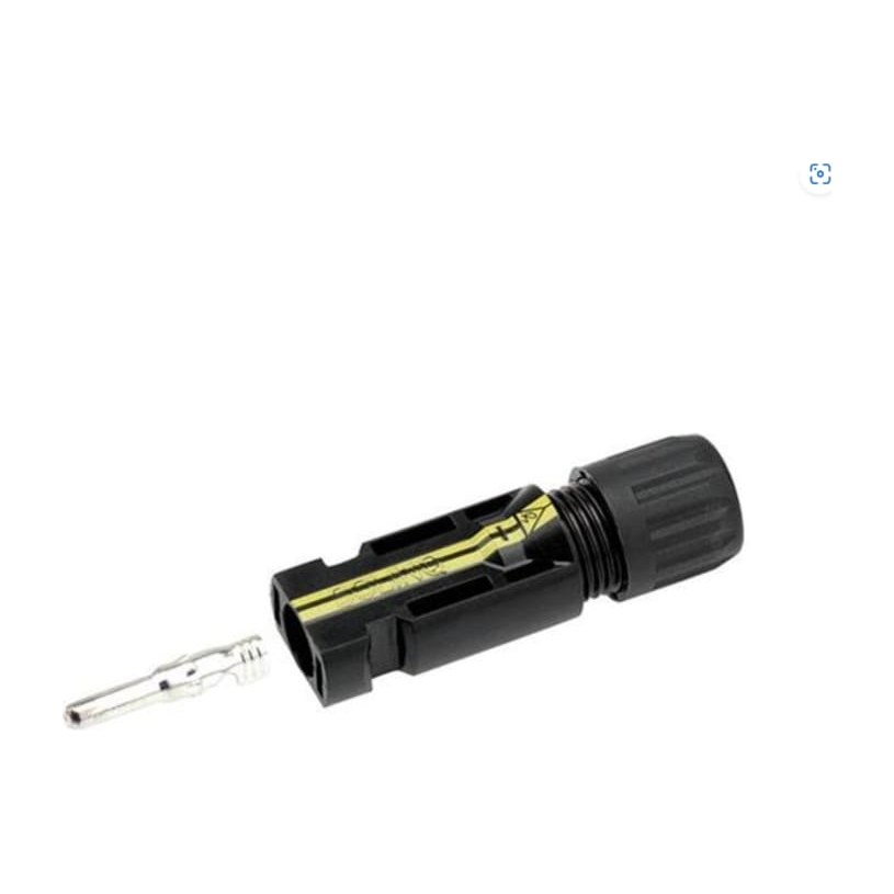 Solar MC4 connector male voor DC bekabeling, Spanningsbereik 1000V, Stroombelasting tot 30 A