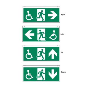 Solar Light Wayout Pictogram noodverlichting 185x355mm 7345808