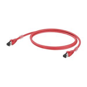 Weidmüller Patchkabel twisted pair IP20 rood
