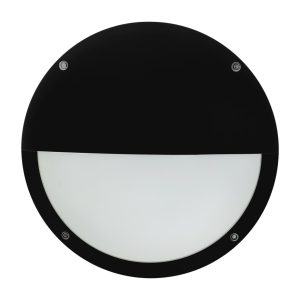 Plafond/wandarmatuur, E27, IK10, IP65, C4,zwart