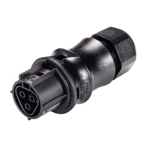 Wieland RST20I3 kabelsteker female zwart 10-14MM²