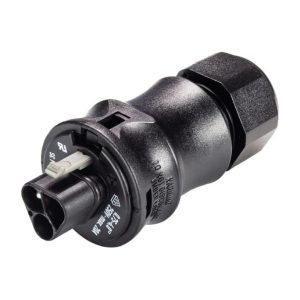 Wieland RST20I3 kabelsteker male zwart 40822