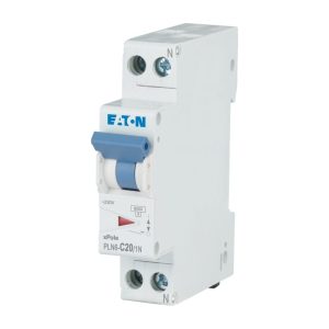Eaton PLN6-C20/1N-MW Installatieautomaat 1P+N 20 Ampere C-KAR 6kA 230V 1 MOD