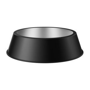 Caddy G2 reflector 100W, aluminium, 90 graden, zwart
