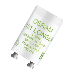Osram Starter voor fluorescentielampen 4, 22W in een serie schakeling